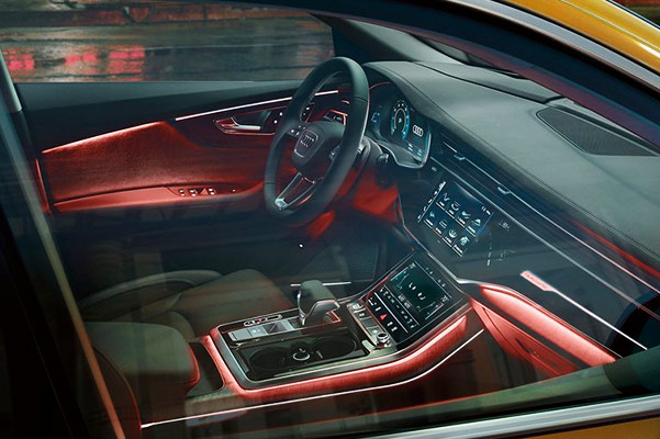 audi q8 interior lighting