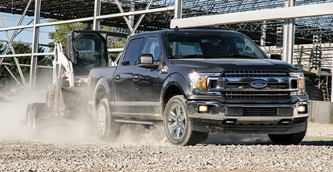 2020 Ford F-150 on worksite