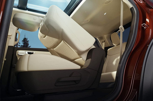 interior view of ford explorer showcasing the moon roof