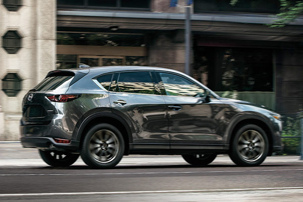 CX-5 rear view in city streets