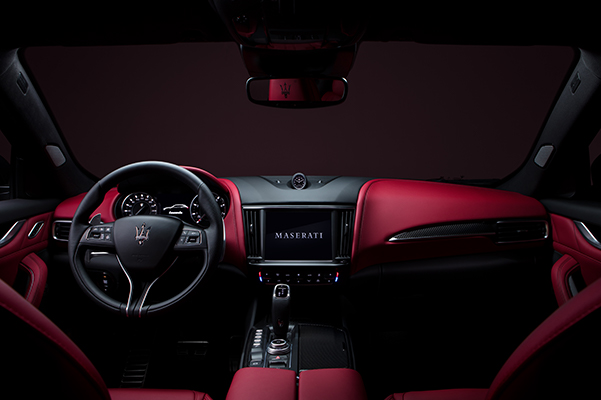 Interior shot of a 2021 Maserati Levante