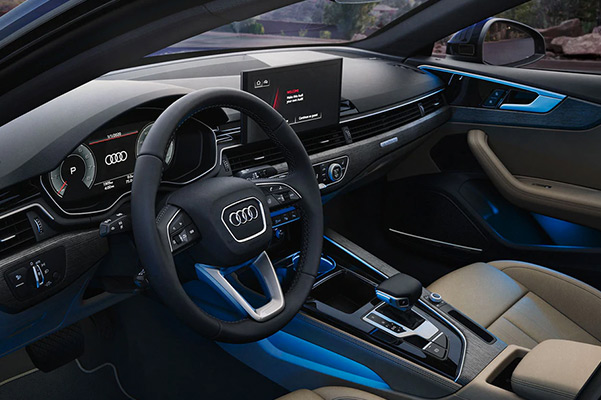 2021 Audi A5 interior lighting