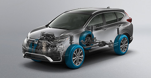 2021 Honda CR-V X-Ray cutout