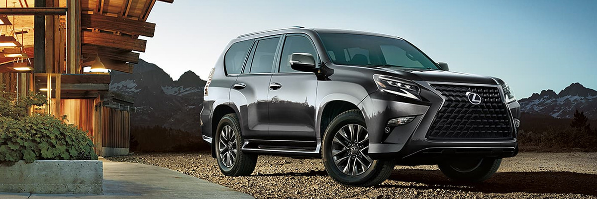 2021 Lexus GX parked in front of a house