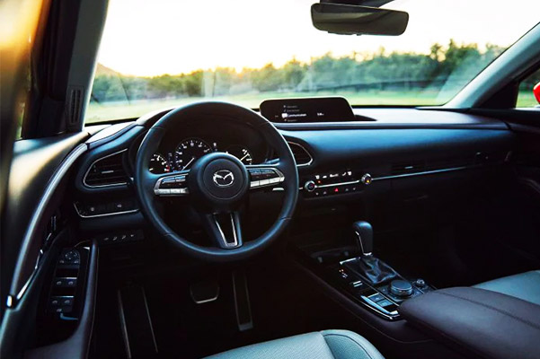 2021 cx-30 interior dashboard