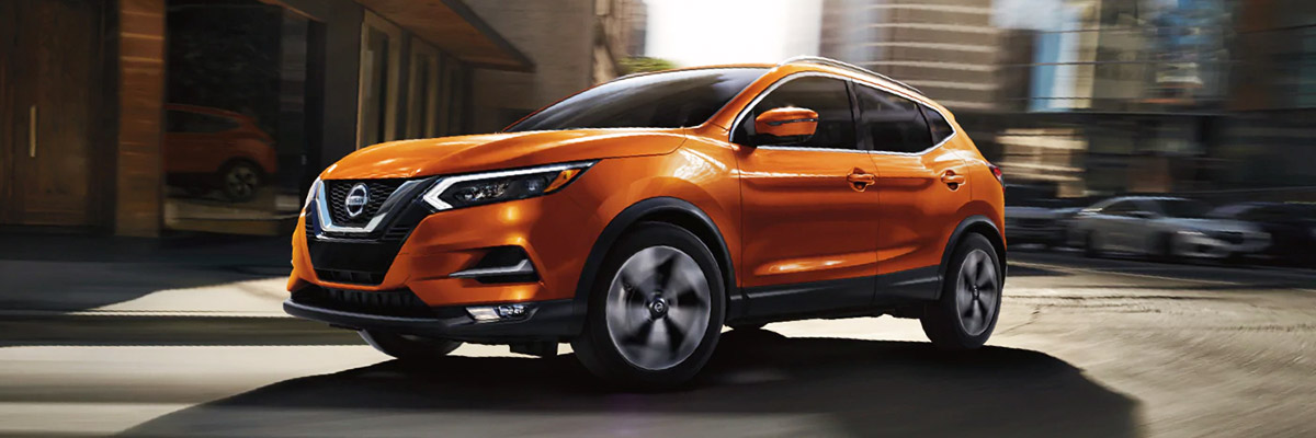 Orange Nissan Rogue Sport