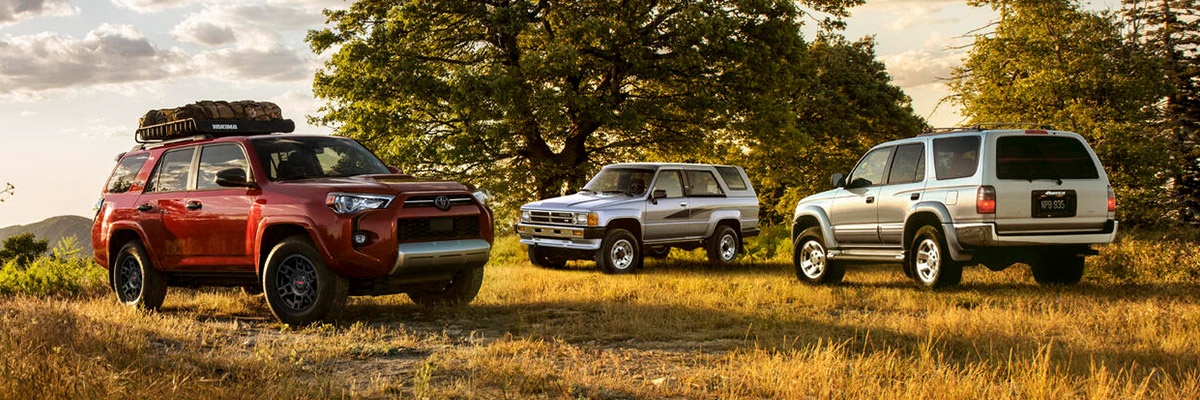 Lineup of Used 4Runners