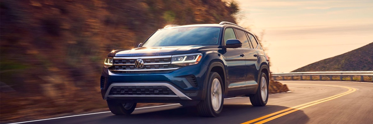 2021 Volkswagen Atlas driving on road