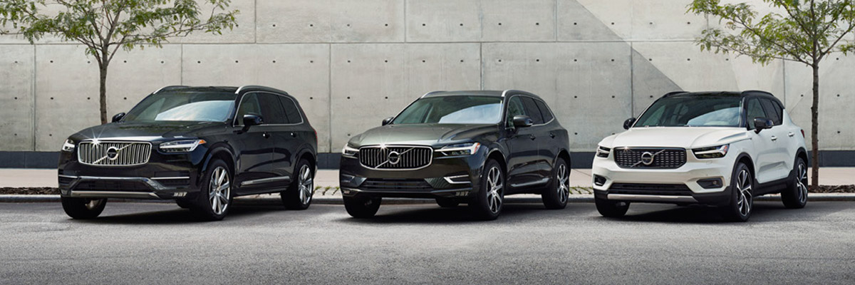 Certified Pre-Owned Volvo vehicle lineup