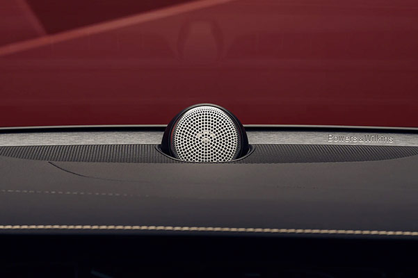 Bowers & Wilkins speaker inside a Volvo S60 Sedan