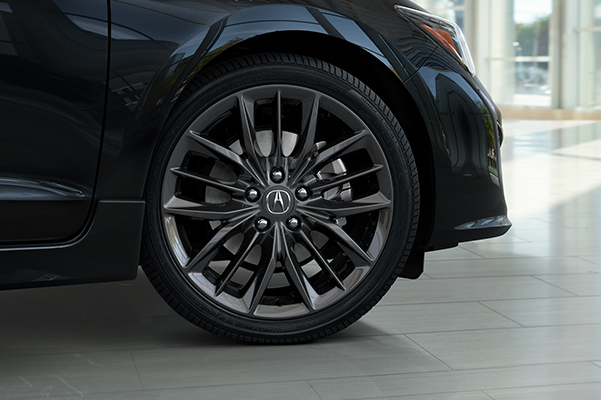 Detail shot of a 2022 Acura ILX wheel