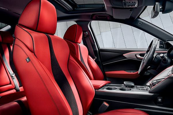 TLX 2022 A-Spec exclusive interior puts you and your passengers in NSX-inspired
