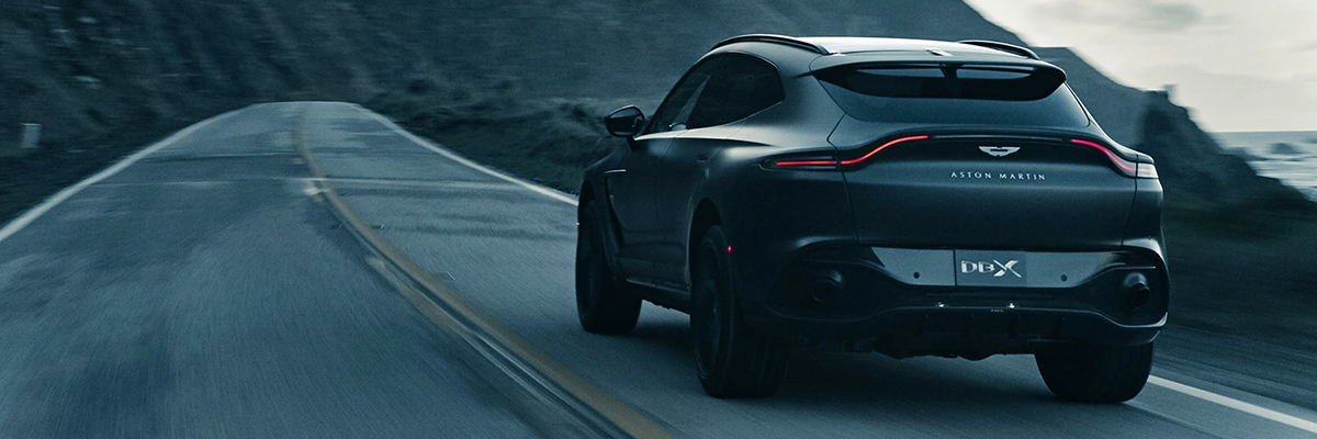Aston Martin DBX rear side view