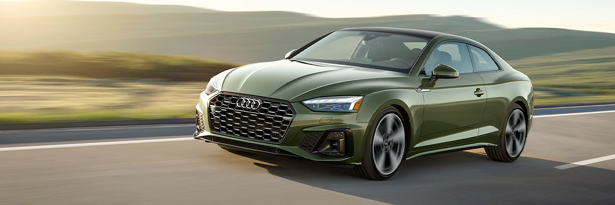 2022 Audi A5 Driving on the road