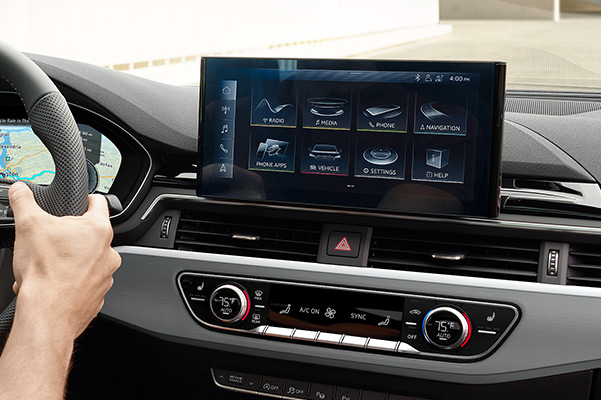 Audi MMI® touch display in the Audi A5 Coupe