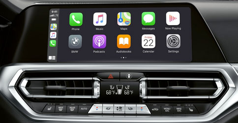Standard Apple CarPlay™ and Android Auto™ compatibility