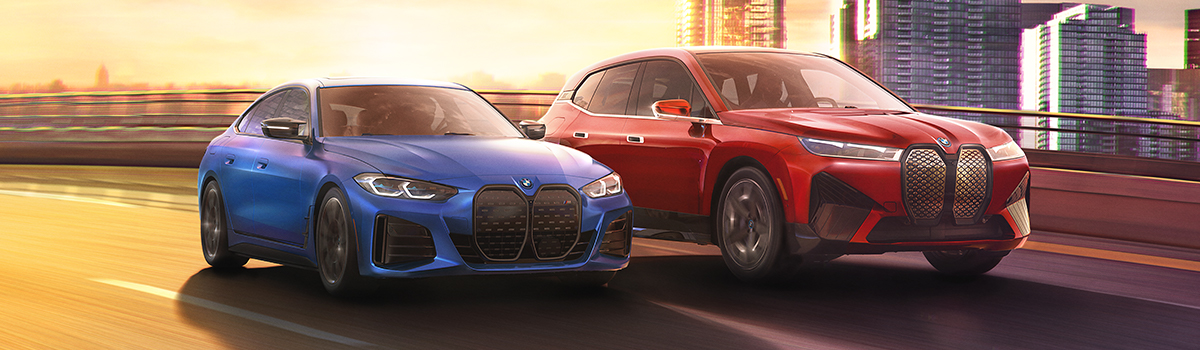 2022 BMW i4 and 2022 iX
