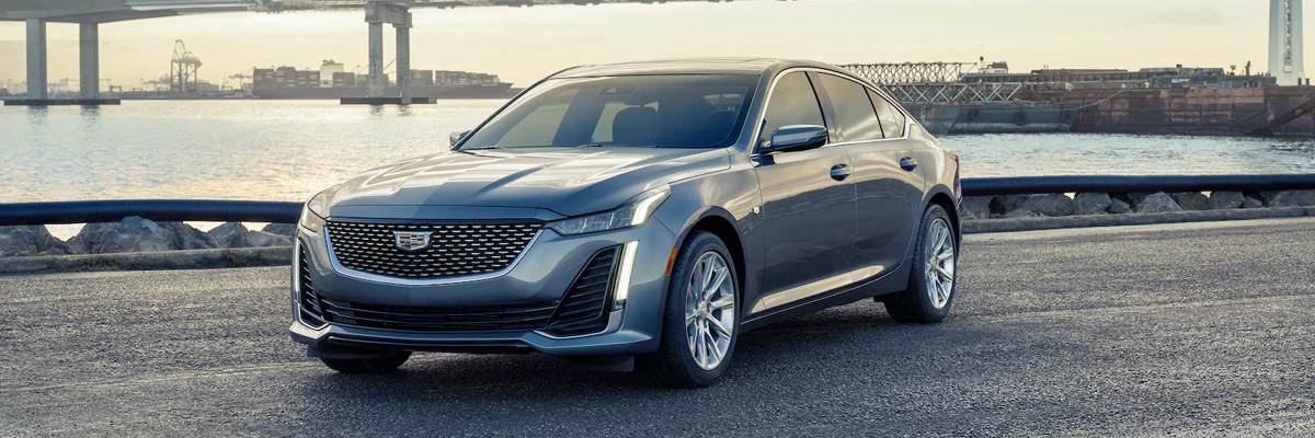 2022 Cadillac CT5 Mid-Size Luxury Sedan Exterior Wide View