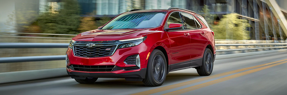 2022 Chevy Equinox driving on highway