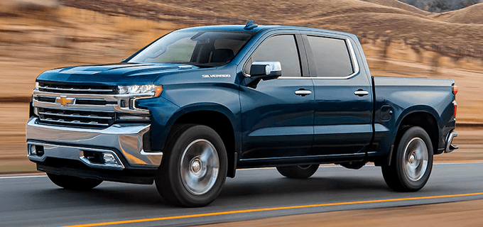 2022 Chevrolet Silverado Limited Diesel Truck Driving on the Open Road