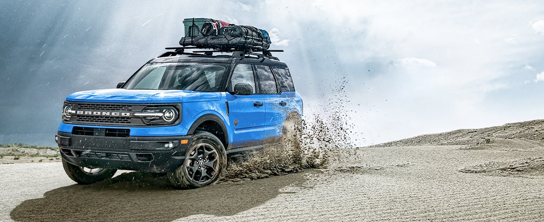 2022 Ford Bronco™ Sport being driven on sand dunes