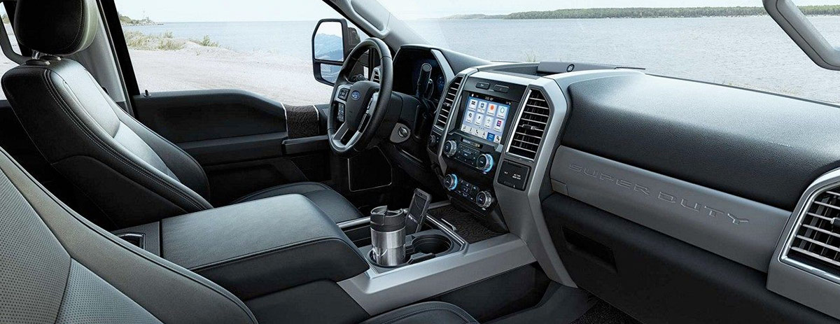Used Ford truck interior.