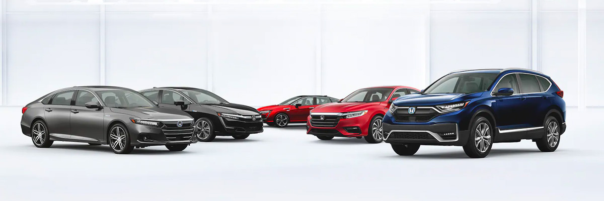 Honda lineup of electrified vehicles