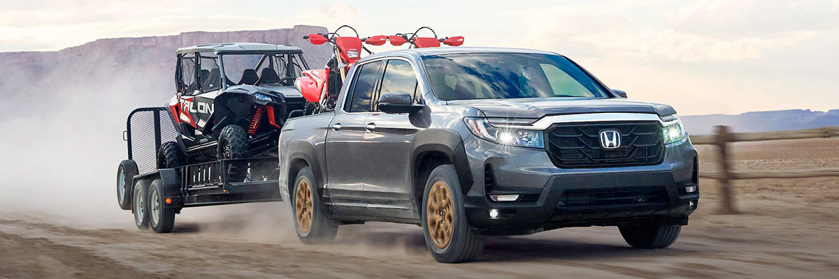 2022 Honda Ridgeline Towing ATV