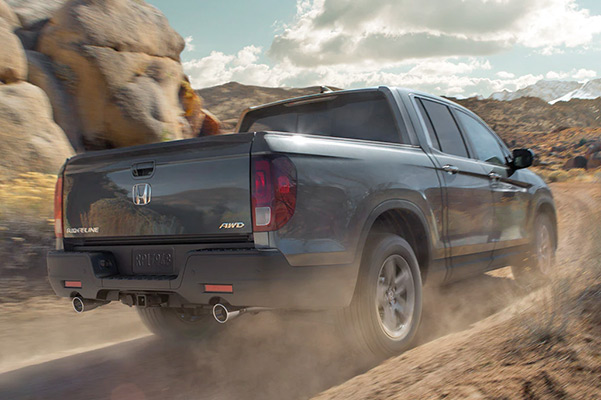 2022 Honda Ridgeline Rear view