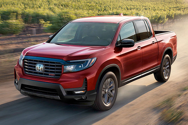 2022 Honda Ridgeline front view