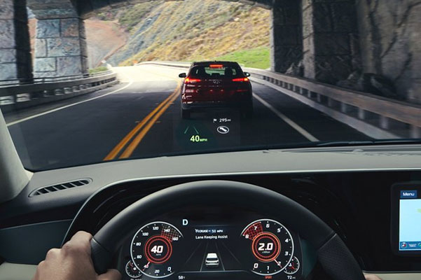 2022 Hyundai Palisade available Heads-up Display
