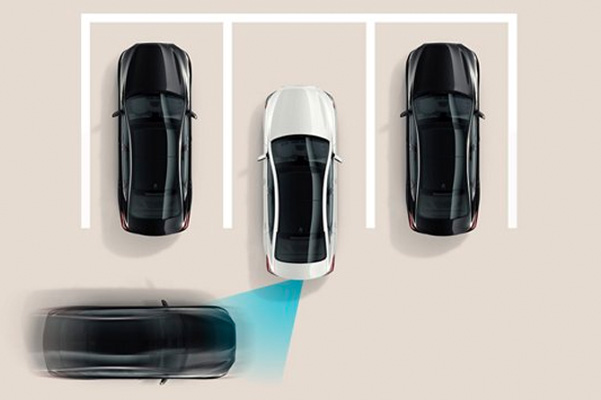 Rear Cross-Traffic Collision-Avoidance Assist diagram