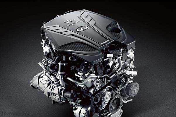 2022 INFINITI Q50 3.0-liter V6 engine