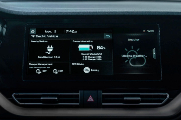 2022 Kia Niro EV Interior 10.25-Inch Touchscreen Display