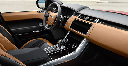 Range Rover Sport Semi-Aniline Leather Seats.