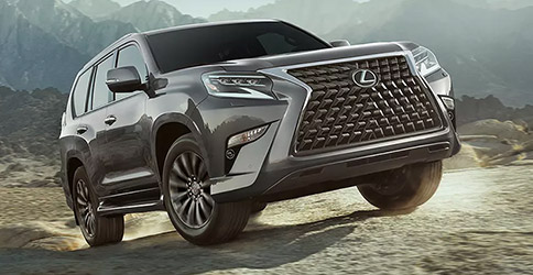 Lower front view of 2022 Lexus GX 