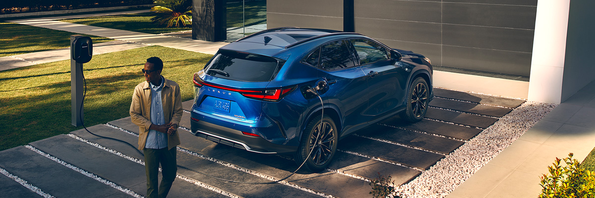 2022 Lexus RX in front of a home