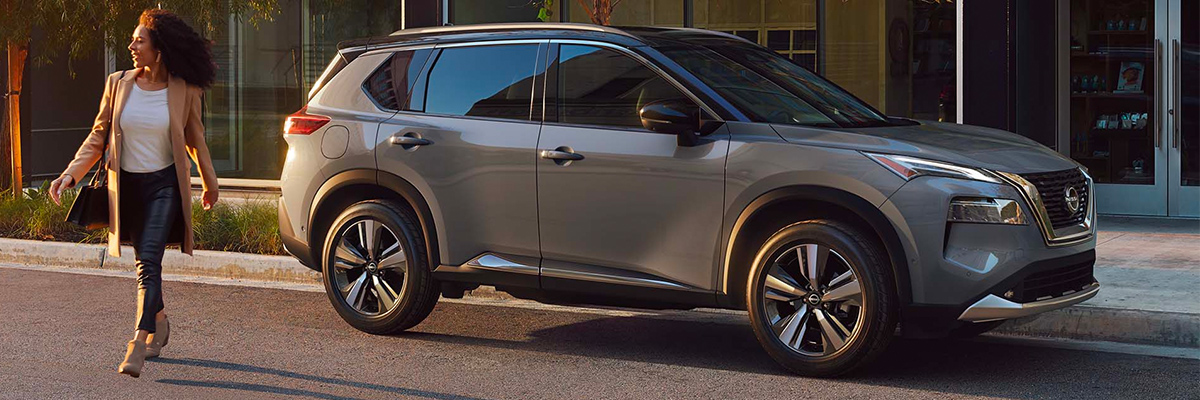 2022 Nissan Rogue parked on street