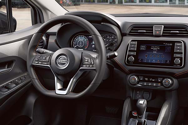 User-centric touch screen and controls on the 2022 Nissan Versa