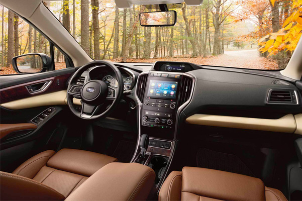 2022 Subaru Ascent front interior and dash