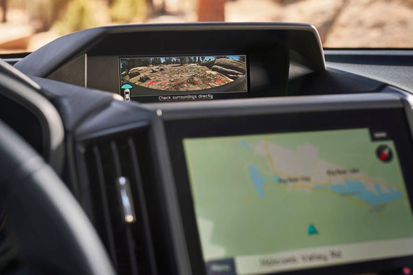 Standard Rear-Vision Camera and available 8.0-inch display