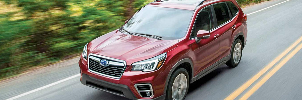 2020 Subaru Forester in action