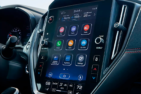 STARLINK 11.6-inch Multimedia Navigation with Apple CarPlay® and Android Auto™ in the 2022 Subaru WRX