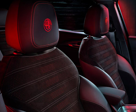2023 Alfa Romeo Tonale premium comfort seats with built in heat and ventilation.