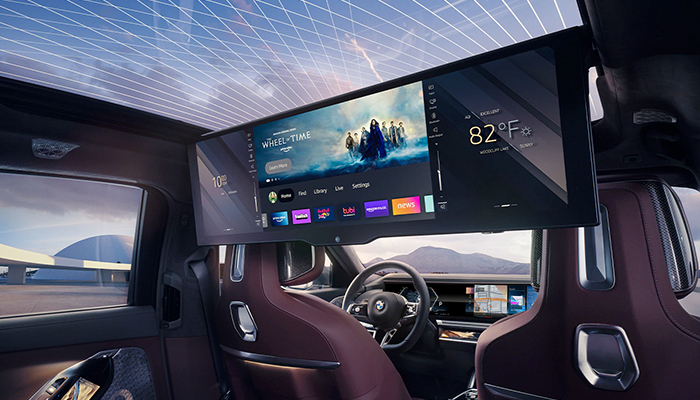 BMW 7 Series Interior, theater screen