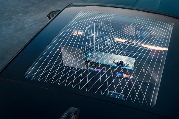 Panoramic Sky Lounge LED Roof on the 2023 BMW 7 Series