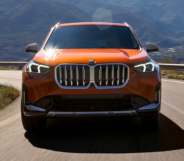 Front view of a 2023 BMW X1 Sports Activity Vehicle