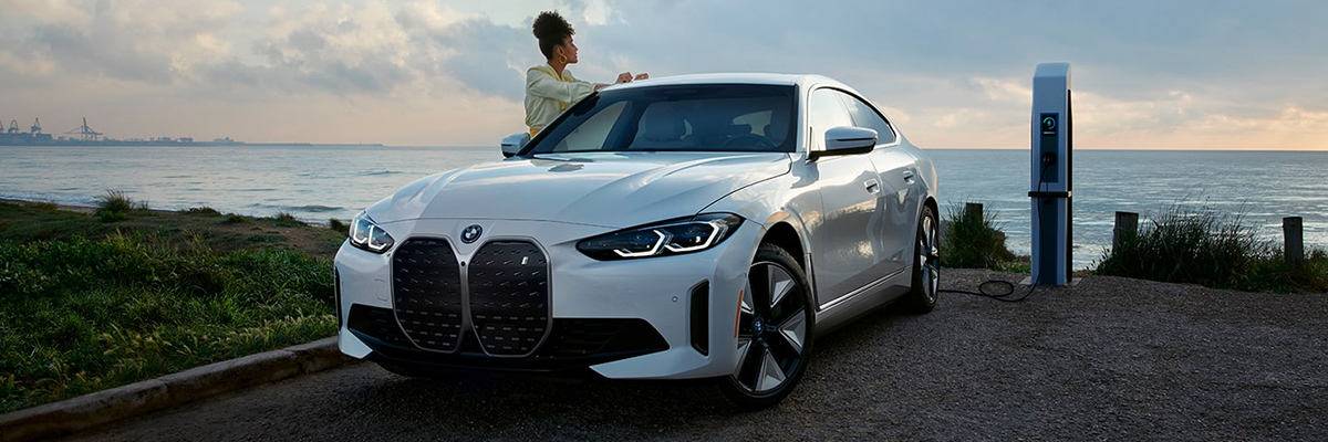 BMW at Charging station
