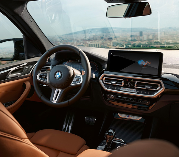 2023 BMW X3 interior dashboard