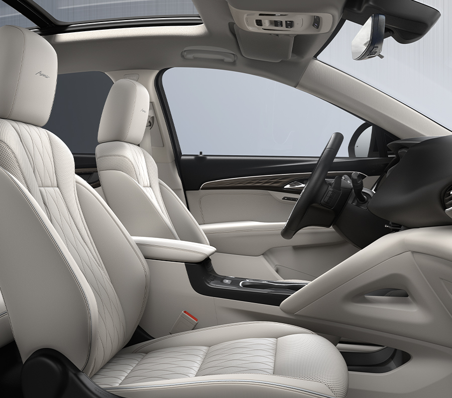 2023 Buick Envision Side Profile View of Interior Seats